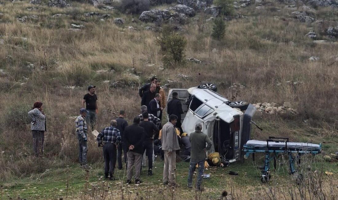 Adıyaman’ın Besni ilçesinde otomobilin şarampole yuvarlanması sonucu 2 kişi yaralandı.
