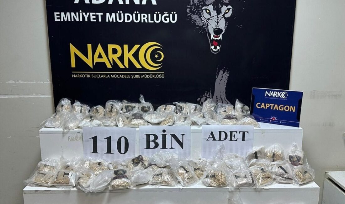 Adana’da polis ekipleri, uyuşturucu ticaretini engellemeye yönelik yaptıkları çalışmada şüpheli