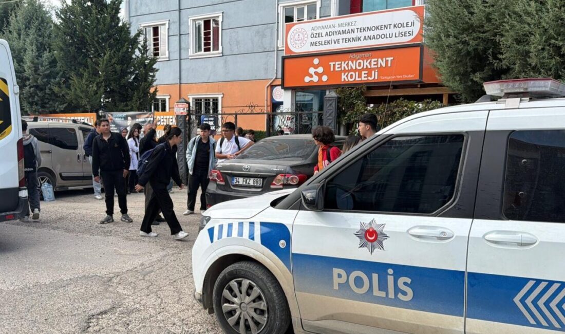 Adıyaman Teknokent Koleji Mesleki ve Teknik Anadolu Lisesi’nde öğrencinin hayatını