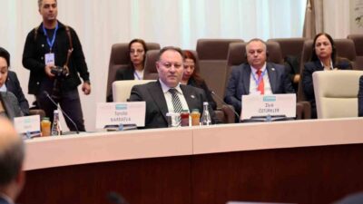 Kuzey Kıbrıs Türk Cumhuriyeti (KKTC) Cumhuriyet Meclisi Başkanı Ziya Öztürkler,
