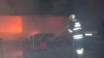 Hatay’ın Payas ilçesinde bir iş yerinde çıkan yangın, ekiplerin hızlı