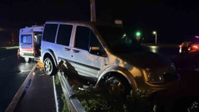 Rize’nin Pazar ilçesinde ambulans ile hafif ticari aracın çarpışması sonucu