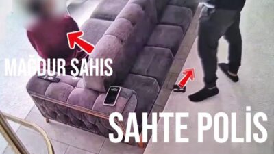 Antalya’nın Aksu ilçesinde bir vatandaşa sahte polis olarak tanıyıp evinde