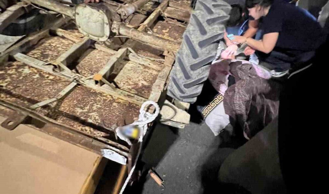 Sakarya’nın Kaynarca ilçesinde, “patpat” olarak bilinen tarım aracının sürücüsünün kontrolünden