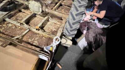 Sakarya’nın Kaynarca ilçesinde, “patpat” olarak bilinen tarım aracının sürücüsünün kontrolünden