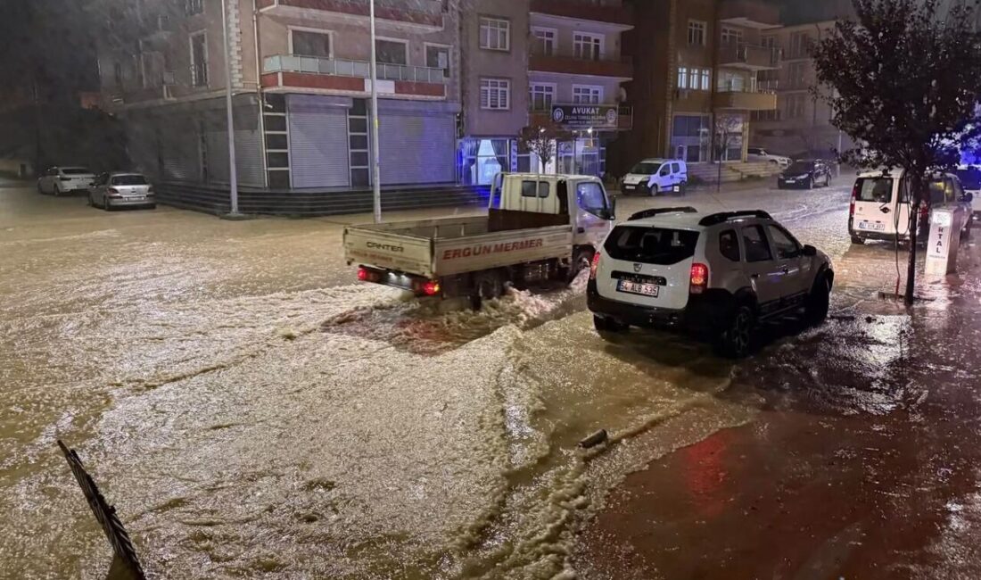 Sakarya ilinde gece saatlerinde meydana gelen şiddetli yağışlar sonucunda tepelerde