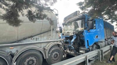 SAMSUN (İHA) – Samsun’un İlkadım ilçesinde tır, beton mikseri ve