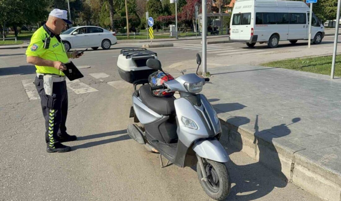 Samsun’un İlkadım ilçesinde meydana gelen bir trafik kazasında bir motosiklet