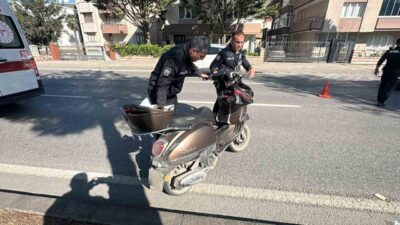 Samsun’un Atakum ilçesinde bir otomobil ile motosikletin çarpıştığı kazada motosiklet