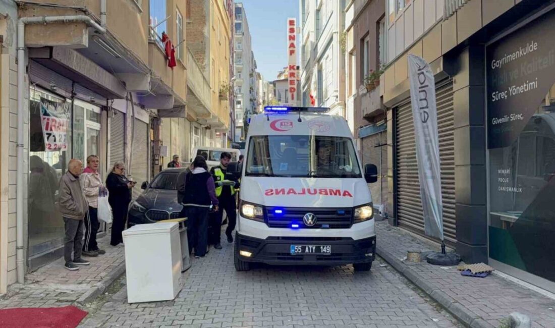Samsun’un İlkadım ilçesinde bir kişi, Hançerli Mahallesi Eski Postane Sokak’ta