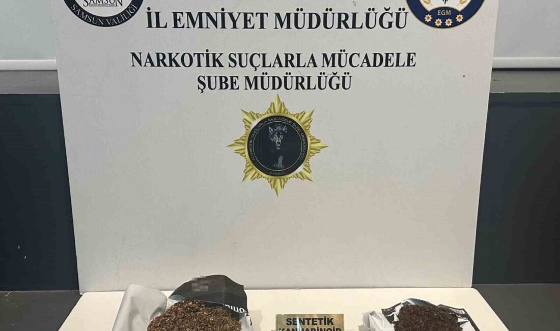 Samsun ilinde Narkotik polisinin gerçekleştirdiği operasyonlarda, İlkadım ve Canik ilçelerinde