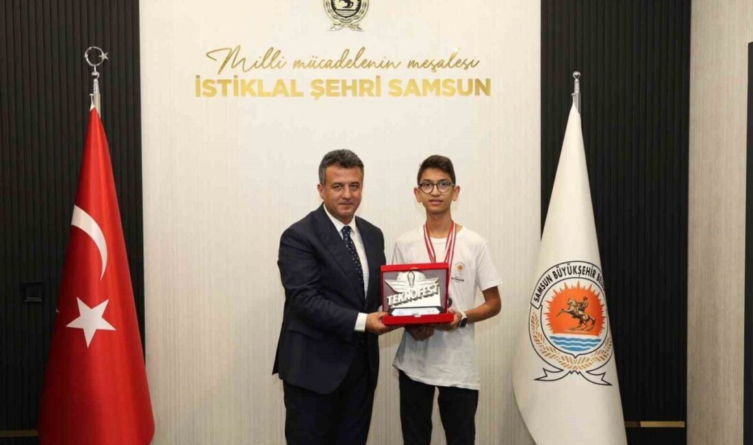 Samsun Büyükşehir Belediyesi Eğitim Şube Müdürlüğü proje ekibinden Kerem Yiğit,