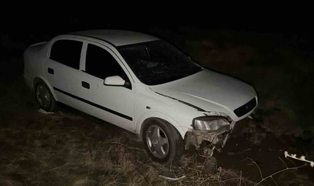 Şanlıurfa’nın Siverek ilçesinde meydana gelen trafik kazasında, şarampole devrilen bir
