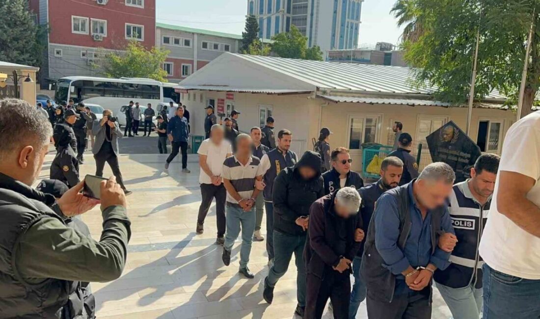 Şanlıurfa merkezli gerçekleştirilen operasyonda, banka hesaplarında 2 milyar liralık işlem