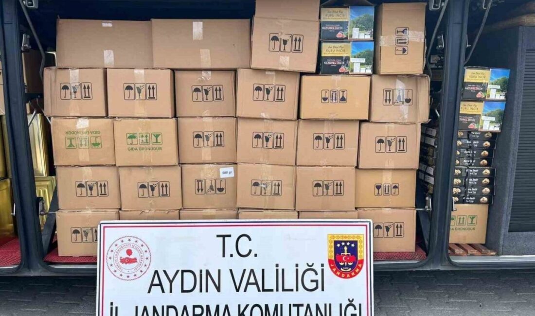 Aydın’ın Köşk ilçesinde yapılan operasyonda, şehirlerarası bir otobüste yaklaşık 2,4