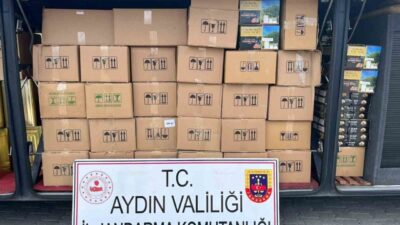 Aydın’ın Köşk ilçesinde yapılan operasyonda, şehirlerarası bir otobüste yaklaşık 2,4