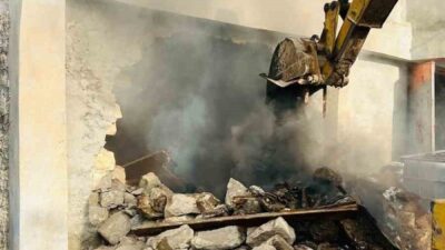 Siirt’in Kurtalan ilçesine bağlı Oyacık köyünde bir evin alt katındaki