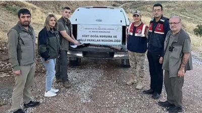 Siirt’te Doğa Koruma ve Milli Parklar (DKMP) Şube Müdürlüğü ekipleri,