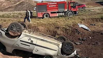 Siirt’in Baykan ilçesinde, aynı aileden 5 kişinin yaralandığı bir kaza