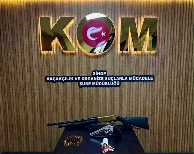 Sinop merkezli düzenlenen operasyonda, kaçakçılık ve organize suçlarla mücadele kapsamında