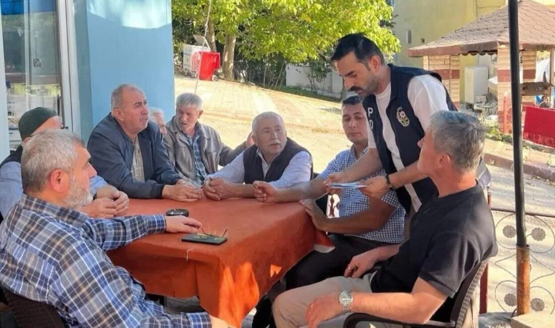 Sinop’un Erfelek ve Dikmen ilçelerinde polis ekiplerince çeşitli konularda vatandaşları