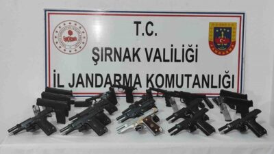 Şırnak’ta Jandarma ekiplerinin gerçekleştirdiği operasyonda durdurulan 3 tırda cephanelik bulundu.