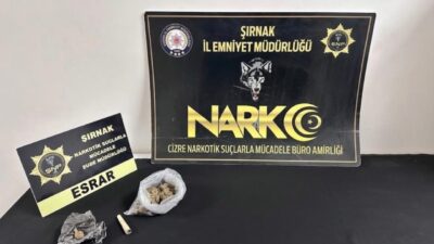 Şırnak’ta polis ekipleri tarafından son bir haftada kent genelinde gerçekleştirilen
