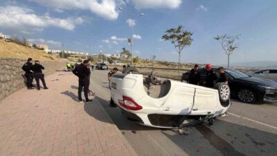 Şırnak otomobilin takla atması sonucu meydana gelen kazada 3 kişi