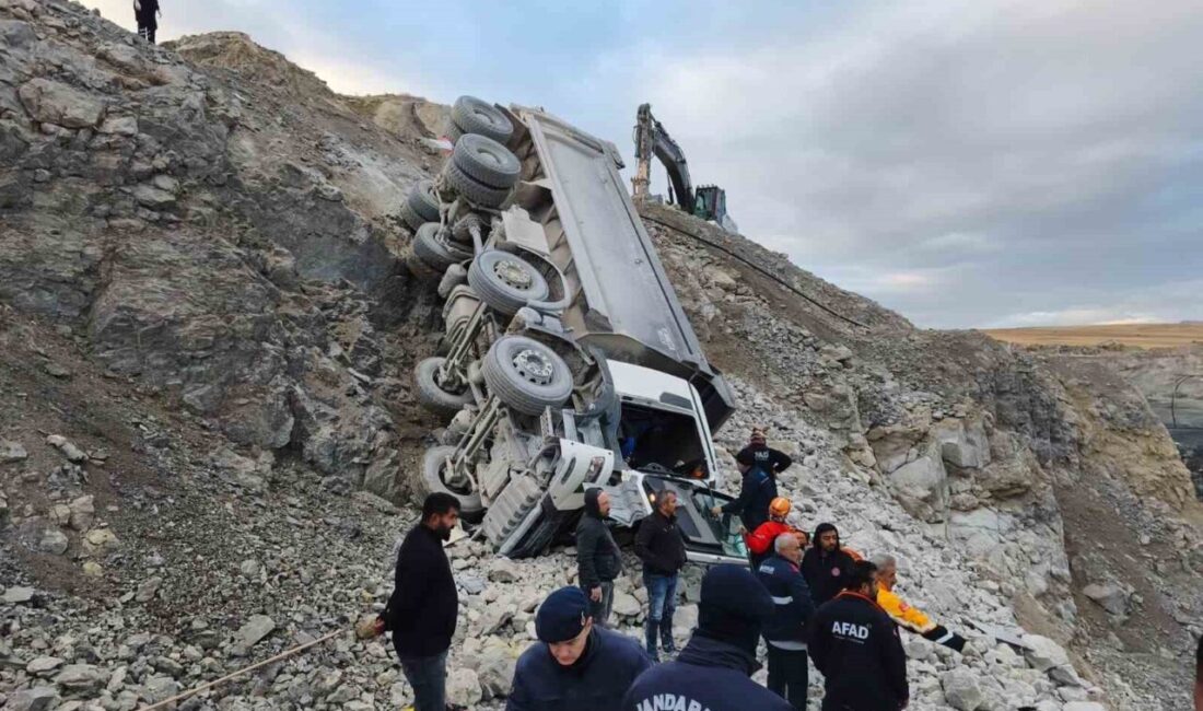 Sivas’ın Ulaş ilçesinde bir taş ocağında meydana gelen kaza sonucunda