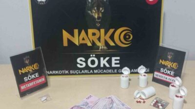 Aydın ilinde gerçekleştirilen operasyonda Söke ve Kuşadası ilçelerinde uyuşturucu maddeler