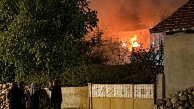 Afyonkarahisar’ın Şuhut ilçesinde bir müstakil evde akşam saatlerinde meydana gelen