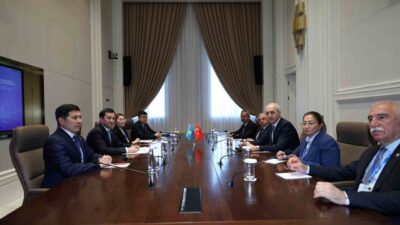 Türkiye Büyük Millet Meclisi Başkanı Numan Kurtulmuş, Bişkek’te Kazakistan Kurultay
