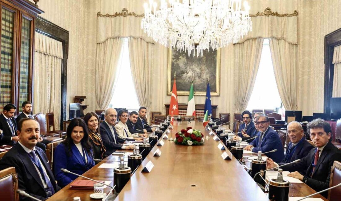 Türkiye Büyük Millet Meclisi Başkanı Numan Kurtulmuş, İtalya’nın başkenti Roma’da