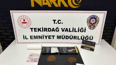 Tekirdağ ilinde uyuşturucuyla mücadele kapsamında gerçekleştirilen operasyonlarda son 2 haftada