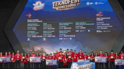 TEKNOFEST’in bir parçası olarak gerçekleştirilen “İnsanlık Yararına Teknolojiler Yarışması”nda Ortaokul