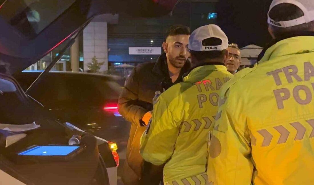 Melikgazi ilçesinde meydana gelen bir trafik kazası, sürücünün alkol etkisi