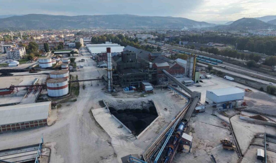 Turhal ilçesinde bulunan şeker fabrikasında kireç ocağında gerçekleştirilen çalışma esnasında