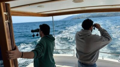 Amasra ilçesinde denizde kaybolan madenciyi arama çalışmalarına, Bartın Üniversitesi (BARÜ)