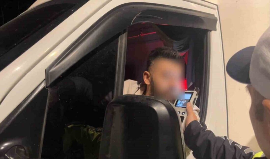 Bursa’da alkol kontrolü sırasında durdurulan kamyonet şoförü, “Uykuya gelmiştim” diyerek