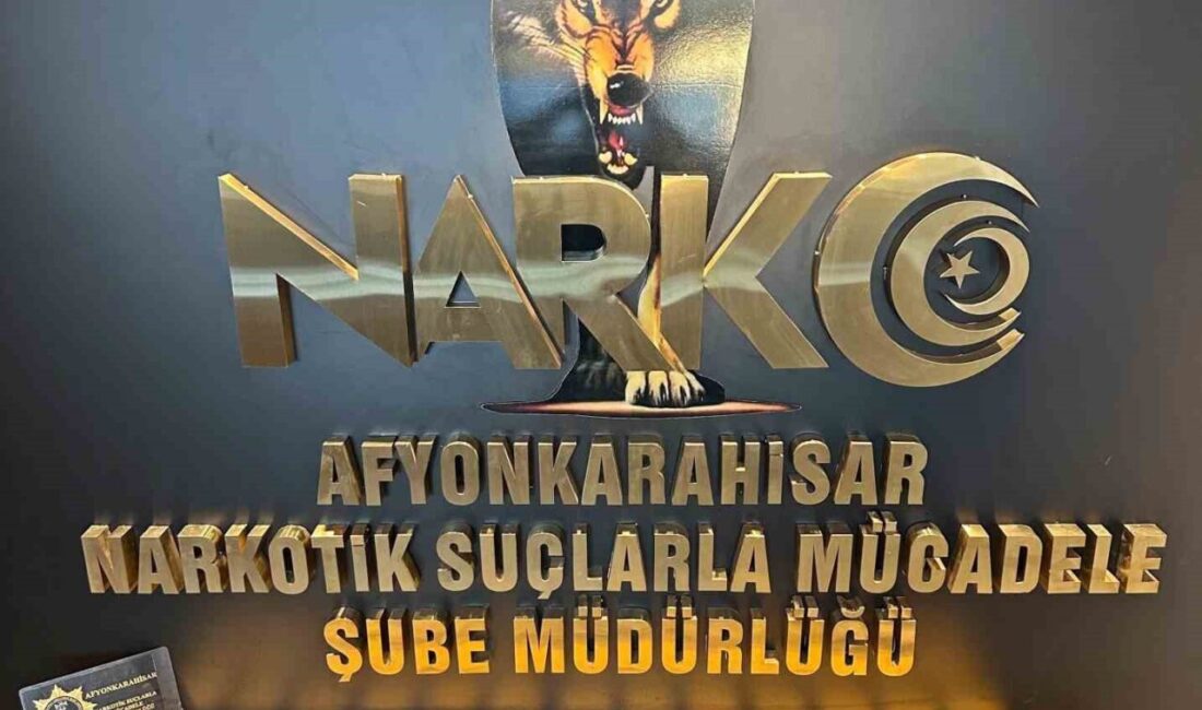 Afyonkarahisar’da yapılan polis operasyonunda, uyuşturucu ticareti yaptığı iddiasıyla bir kişinin