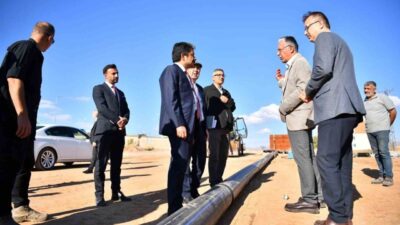 Kırşehir Valisi Murat Sefa Demiryürek, tamamlanma aşamasına gelen 400 yataklı