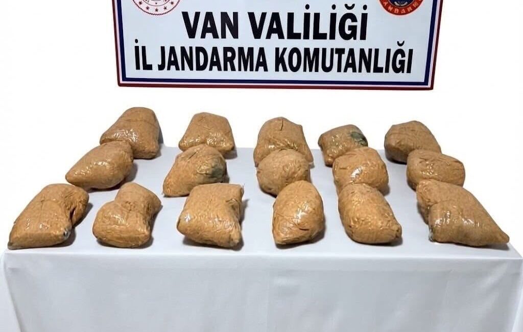 Van’ın Saray ilçesinde jandarma ekipleri tarafından yürütülen operasyon sonucunda 22