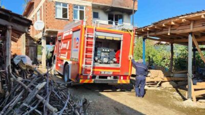 Samsun’un Vezirköprü ilçesinde, bugün öğle saatlerinde meydana gelen bir ev