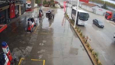 Edirne Güney Çevre Yolu’ndan şehir merkezi istikametine seyir halindeyken yakıtı