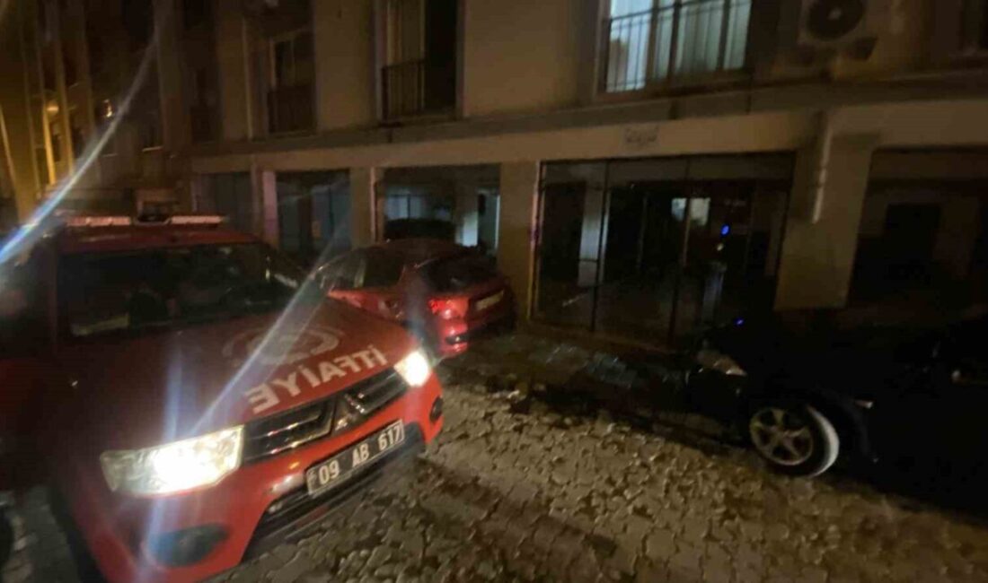Aydın’ın Efeler ilçesinde bir apartman dairesinin mutfağında çıkan yangın, itfaiye