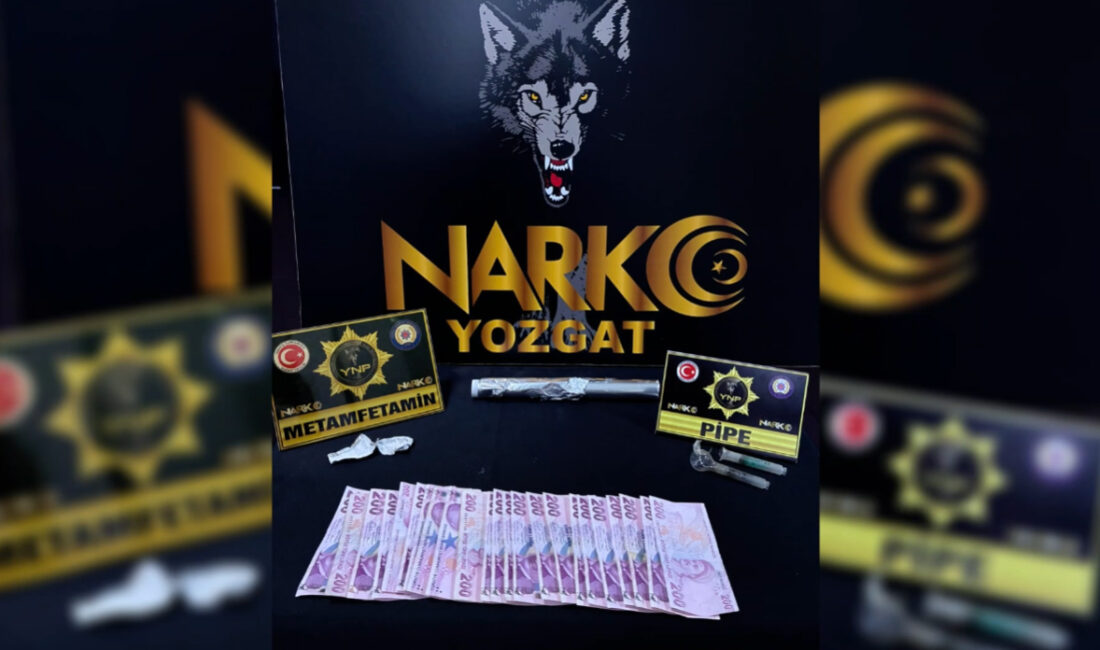 Yozgat’ta polis ekipleri tarafından uyuşturucu madde ticareti yapan şahıslara yönelik