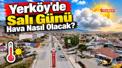 Meteoroloji Genel Müdürlüğü’nün son değerlendirmelerine göre, Yozgat’ın Yerköy ilçesinde 13