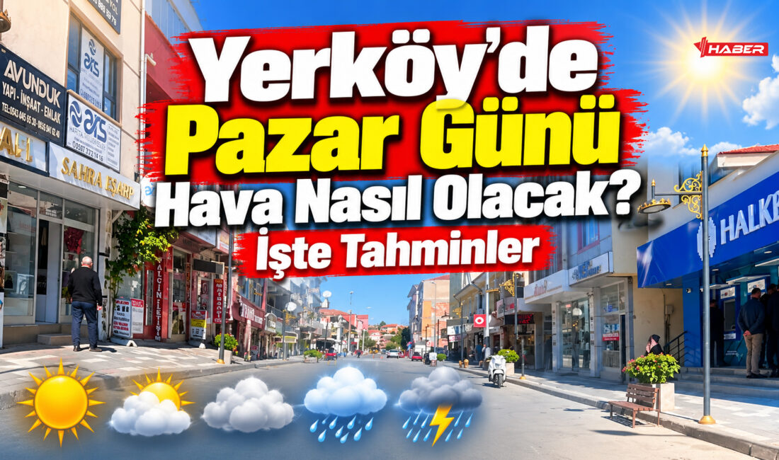 Meteoroloji Genel Müdürlüğü tarafından paylaşılan son verilere göre, Yozgat’ın Yerköy