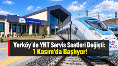 Yozgat’ın Yerköy İlçe Belediyesi, vatandaşların Yerköy Yüksek Hızlı Tren (YHT)