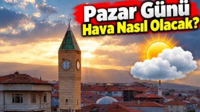 Meteoroloji Genel Müdürlüğü’nün son hava tahmin raporuna göre, 25 Ekim